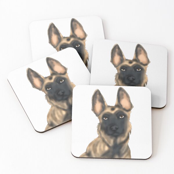 Item preview, Belgian Malinois – Cute Semirealistic Dog Design designed and sold by Crack-in-Colors.