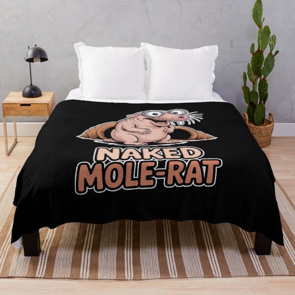 Item preview, Funny Mole Rat With Geeky Glasses designed and sold by RedCircleArt.