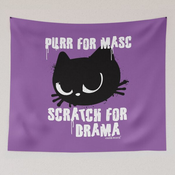 Item preview, Purr For Masc Scratch For Drama - Gay Design designed and sold by outandworn.