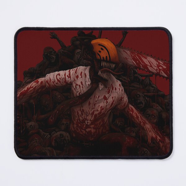 Item preview, Chainsaw Hybrid Slayer – Dark Anime Action Artwork designed and sold by Hamiceis.