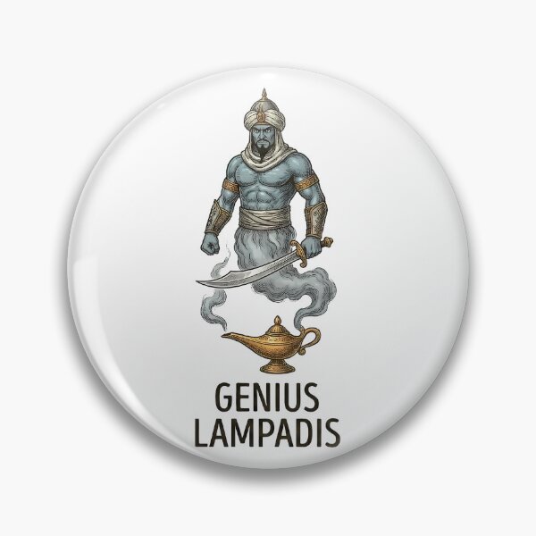 Item preview, Ancient Roman Genie Lamp Spirit designed and sold by k3rstman1.