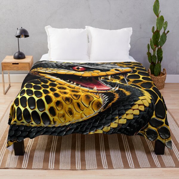 Item preview, Yellow-Black Serpent of Transformation | Mystic Dark Fantasy Symbolism designed and sold by Traumrausch.