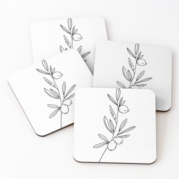 Item preview, Olive Branch — Minimalist Line Art designed and sold by mari0n980.