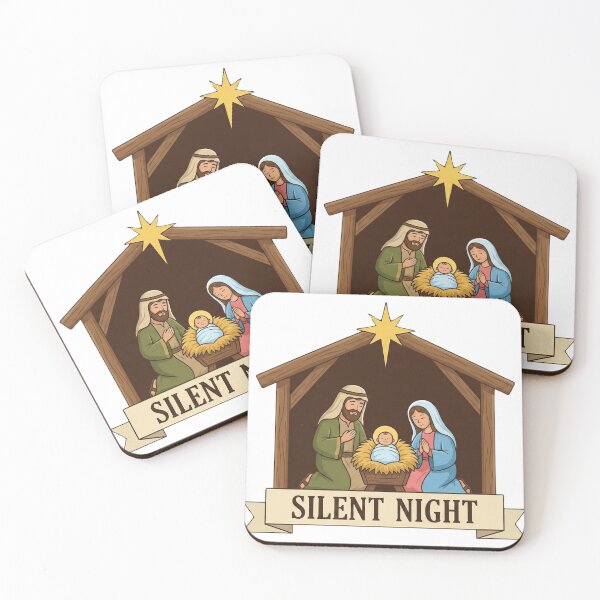 Item preview, Silent Night Nativity T-Shirt designed and sold by ALAPAAP.