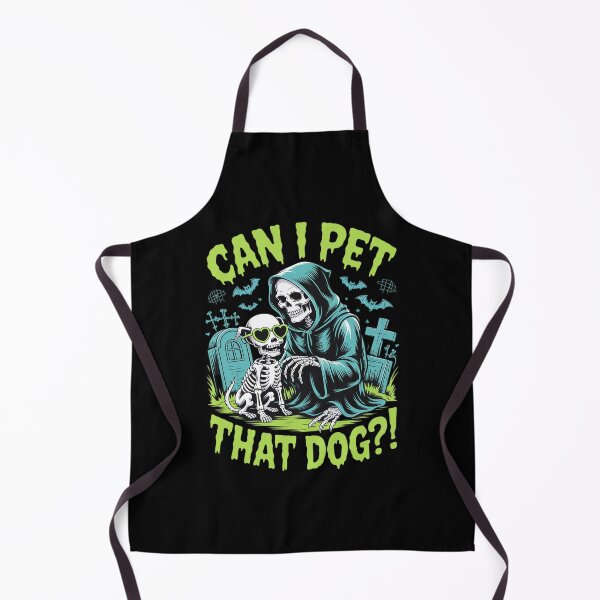 Item preview, Can I Pet That Dog Skeleton Halloween Dog designed and sold by velltoons.
