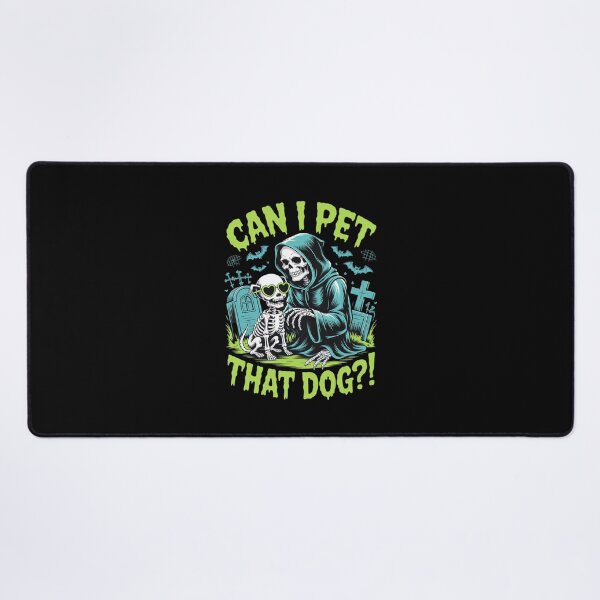 Item preview, Can I Pet That Dog Skeleton Halloween Dog designed and sold by velltoons.