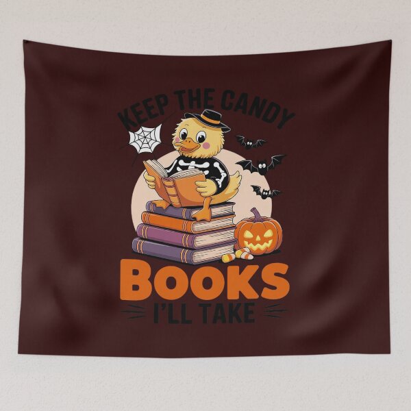 Item preview, Candy Books Halloween Goose Reading Delight designed and sold by velltoons.