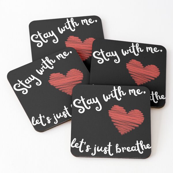 Item preview, stay with me, let’s just breathe - red heart designed and sold by Stefrait-7.