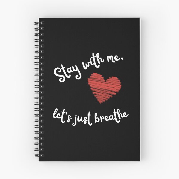 Item preview, stay with me, let’s just breathe - red heart designed and sold by Stefrait-7.
