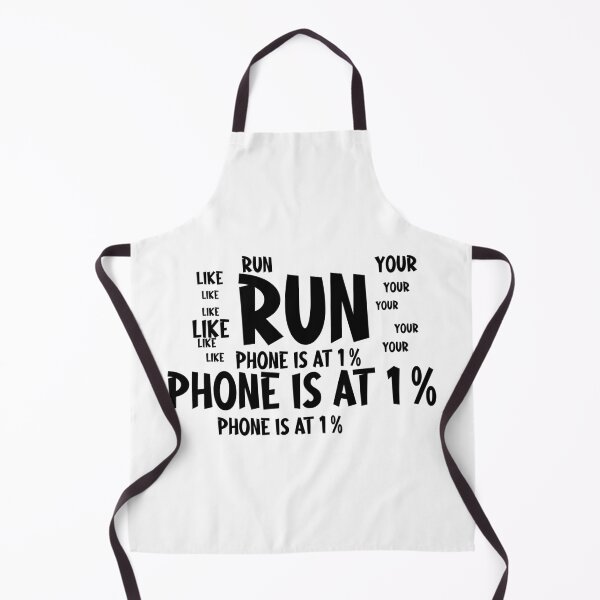 Item preview, Run Like Your Phone Is At 1 Percent Funny Jogging Quote Fitness Humor Gift Idea for Runners designed and sold by karibov.