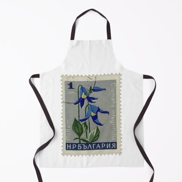 Item preview, Vintage Clematis integrifolia Postage Stamp designed and sold by red-amber65.