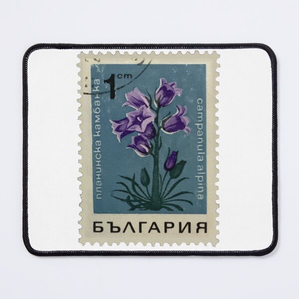 Item preview, Vintage Campanula Alpina Postage Stamp designed and sold by red-amber65.