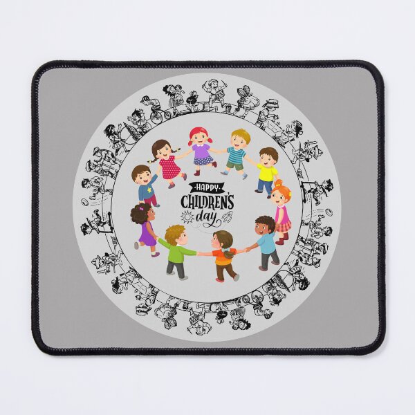 Item preview, Children's Day Kids Circle - Cute Multicultural Kids Illustration. designed and sold by LunaPrintCo.