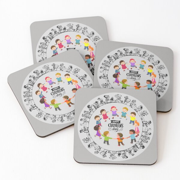 Item preview, Children's Day Kids Circle - Cute Multicultural Kids Illustration. designed and sold by LunaPrintCo.