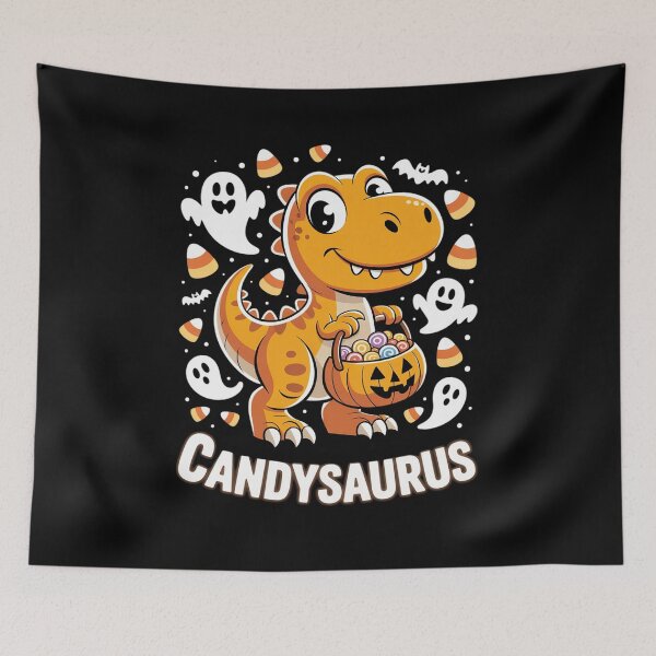 Item preview, Candysaurus Candy Corn Dinosaur T-Rex Halloween Party designed and sold by FndPardaL.