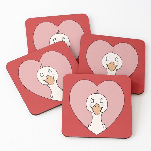 Item preview, Cute Goose Heart Gift for Goose Lovers designed and sold by HugSomeNettles.