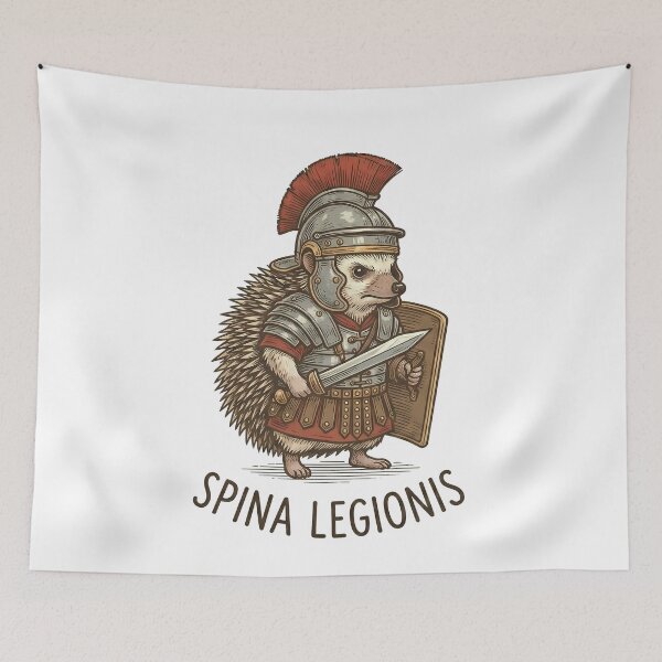 Item preview, Cute Roman Hedgehog Legionary Warrior designed and sold by k3rstman1.