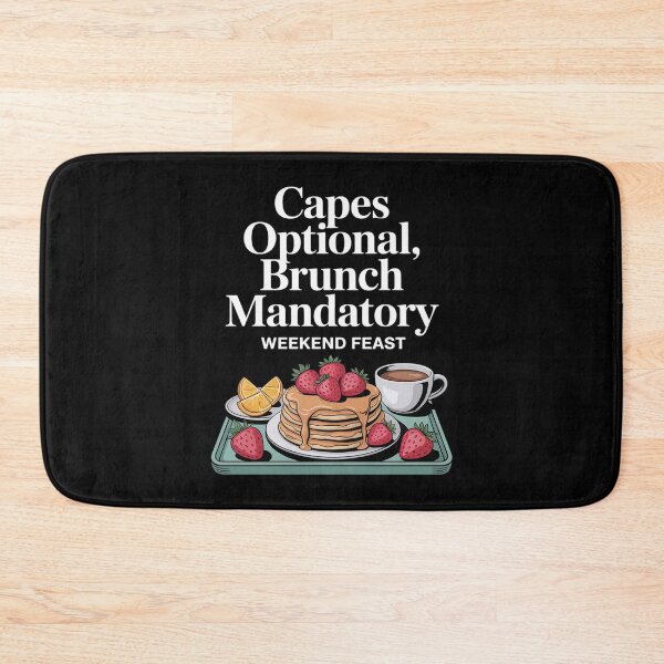 Item preview, Capes Optional Brunch Mandatory Watercolor Breakfast designed and sold by FndPardaL.