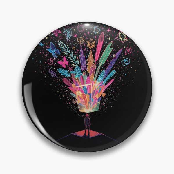 Item preview, Cosmic Creative Explosion – Neon Street Art Pop Art Illustration designed and sold by PLUSHIWORLDtm.