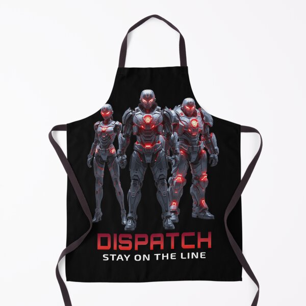 Item preview, DISPATCH – Stay On The Line | Futuristic Cyber Armor Squad Design designed and sold by Graphic Therapist.