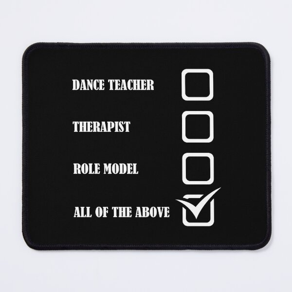 Item preview, Funny Dance Teacher Check Box designed and sold by kudostees.
