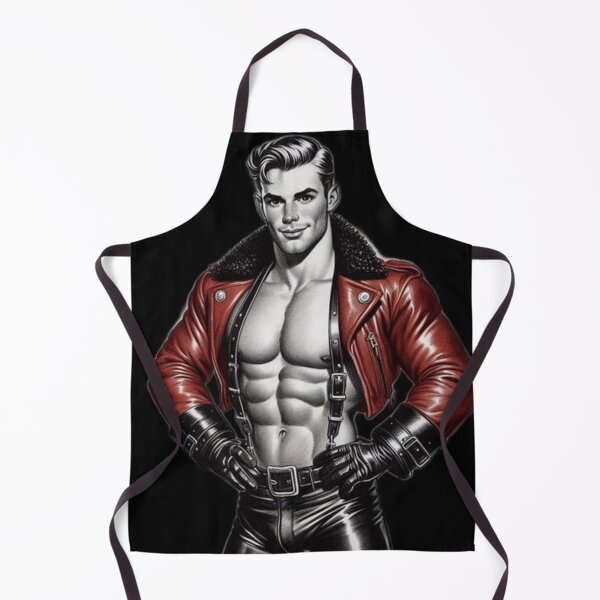 Item preview, Christmas Gay Leather Collection Santa Daddy Gay Leather Pride Graphic Design designed and sold by ItsAKinkThing.