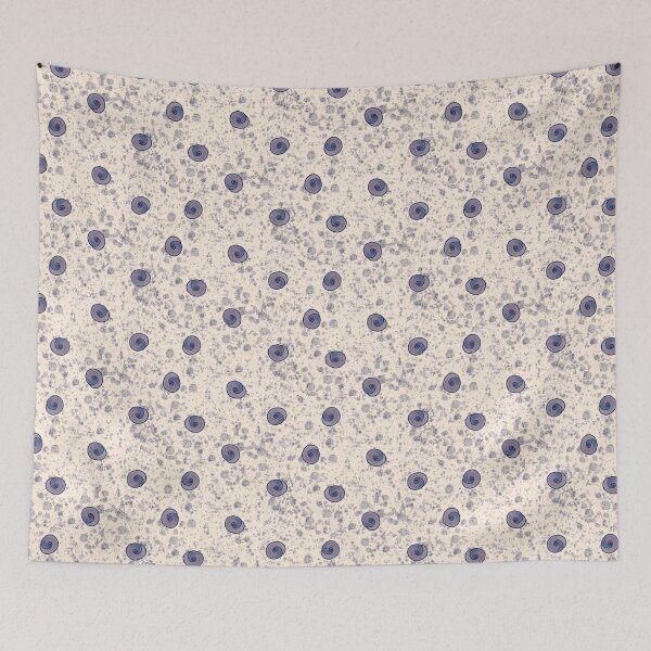 Item preview, Sand and Shells Pattern in Navy designed and sold by designsbyklm.