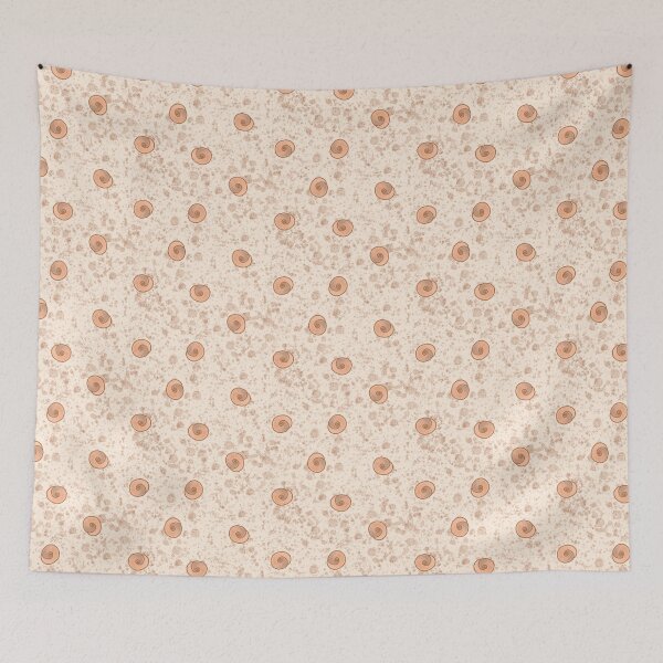 Item preview, Sand and Shells Pattern in Coral designed and sold by designsbyklm.