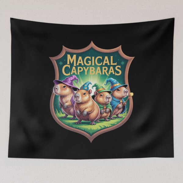 Item preview, Capybara Fellowship Quest Adventure Magical Animal Group designed and sold by JaskconLIfe23.