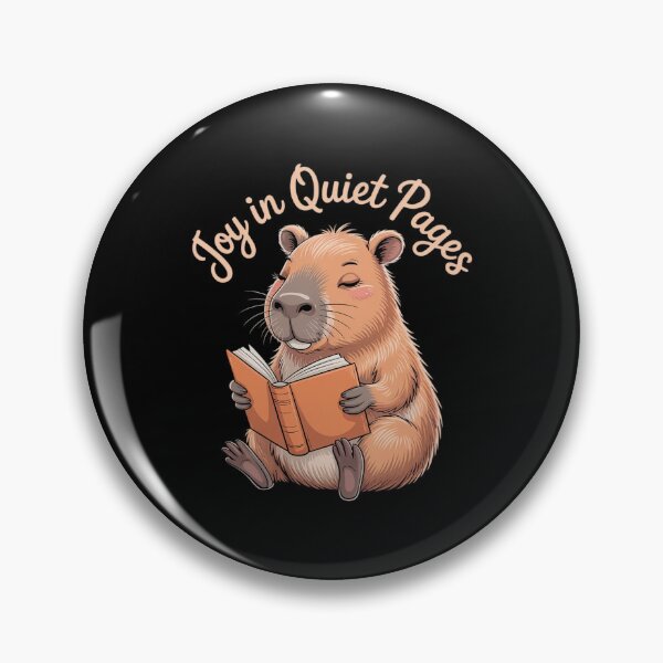 Item preview, Capybara Reading - Joy in Quiet Pages designed and sold by JaskconLIfe23.