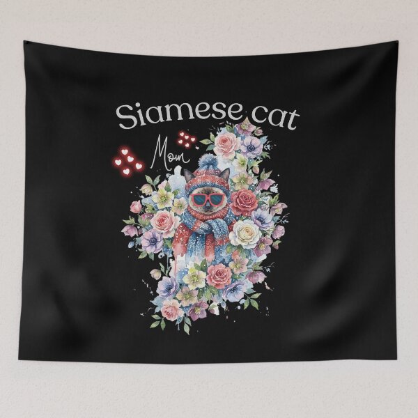 Item preview, Siamese cat mom designed and sold by Fateh-Kro ⭐⭐⭐⭐⭐.