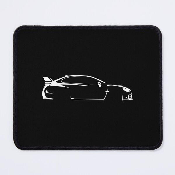 Item preview, WRX VB (2020) Manual 2.4 Turbo – Minimalist Car Silhouette (White) designed and sold by FearnCreative.