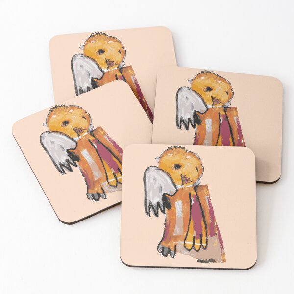 Item preview, Angel Figurine - Figurative Abstraction | Art Print, Puzzle & More | Annette Kunow designed and sold by KunowArtShop.