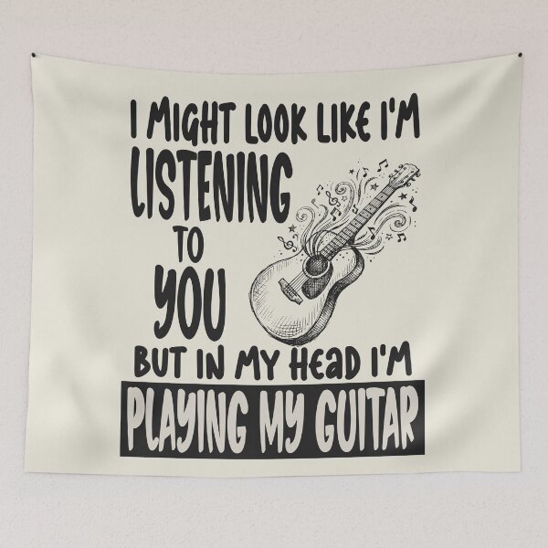 Item preview, I Might Look Like I'm Listening To You Funny Guitar Music designed and sold by Colorfulman.