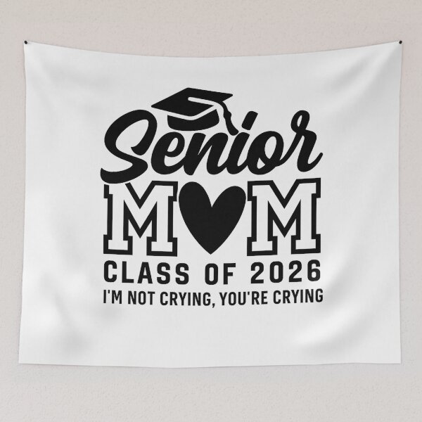 Item preview, Proud Senior Mom Class of 2026 I'm Not Crying You're Crying designed and sold by hemagamo.