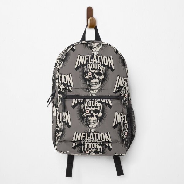 Item preview, The Inflation Tour Skull Target Grunge Poster Design designed and sold by SplashTastic.