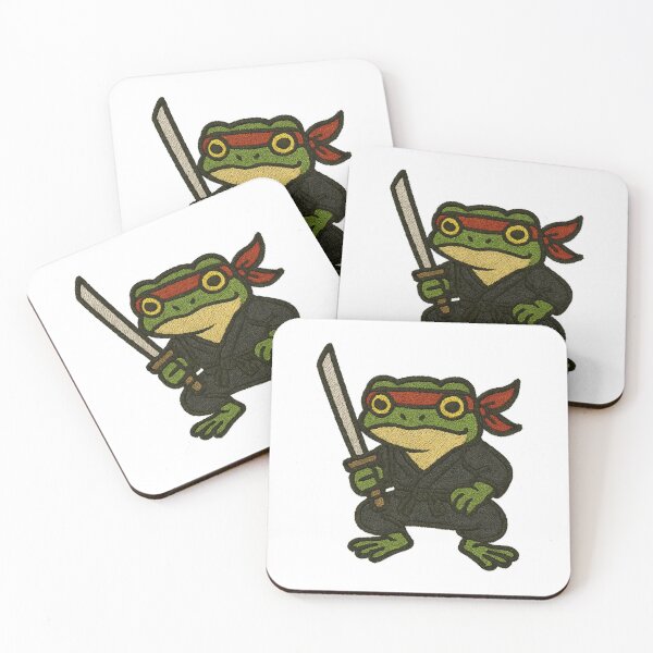 Item preview, Ninja Frog Patch designed and sold by goatshirt.