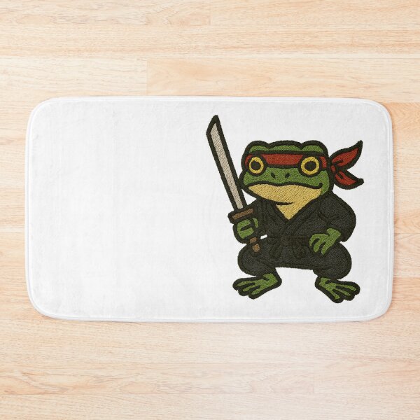 Item preview, Ninja Frog Patch designed and sold by goatshirt.