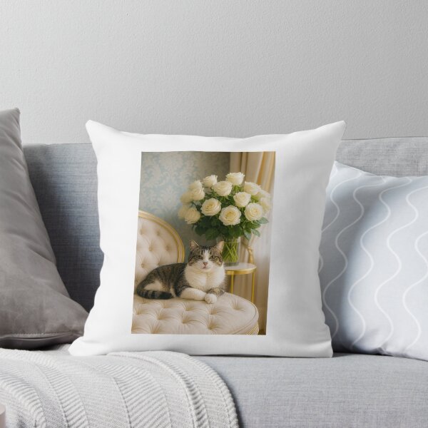Item preview, Golden Elegance – Katiucha with Roses designed and sold by LovelyCatGalaxy.