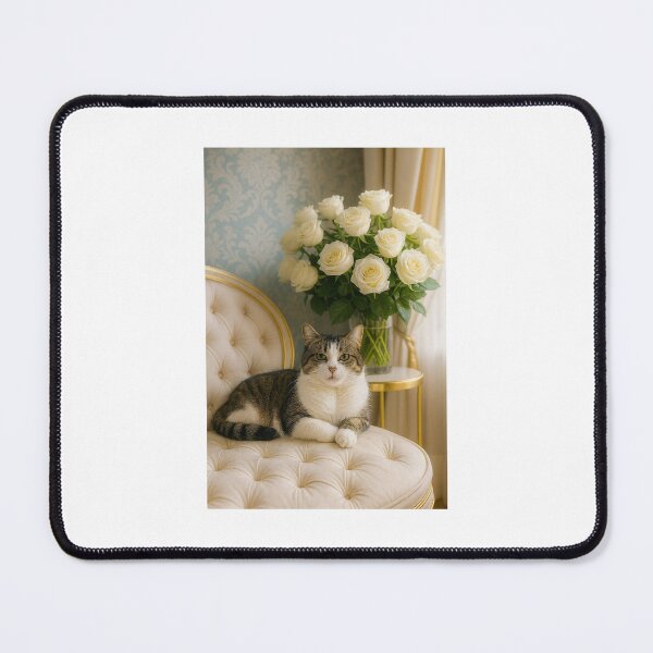 Item preview, Golden Elegance – Katiucha with Roses designed and sold by LovelyCatGalaxy.