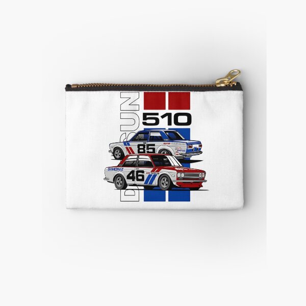 Item preview, BRE Datsun 510 Racing Duo Vintage Motorsport Illustration designed and sold by thundergearshop.