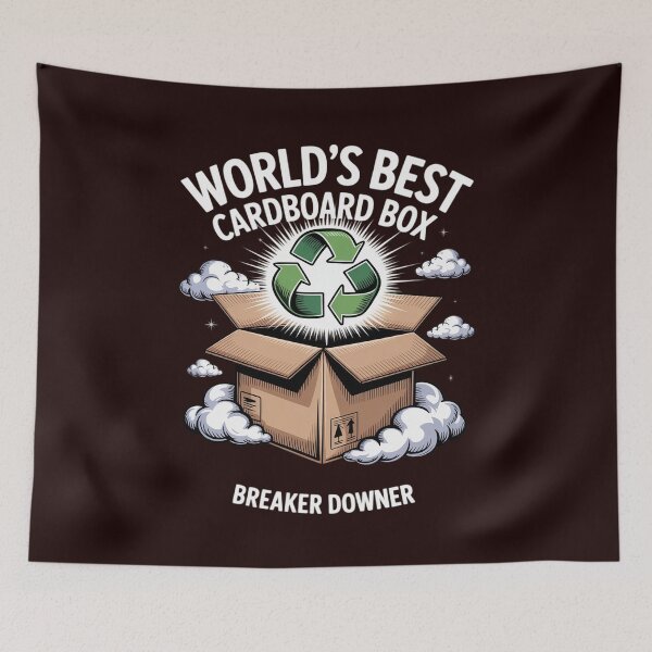 Item preview, Cardboard Box Breaker Downer Sarcastic Recycling Hero 1 designed and sold by JaskconLIfe23.