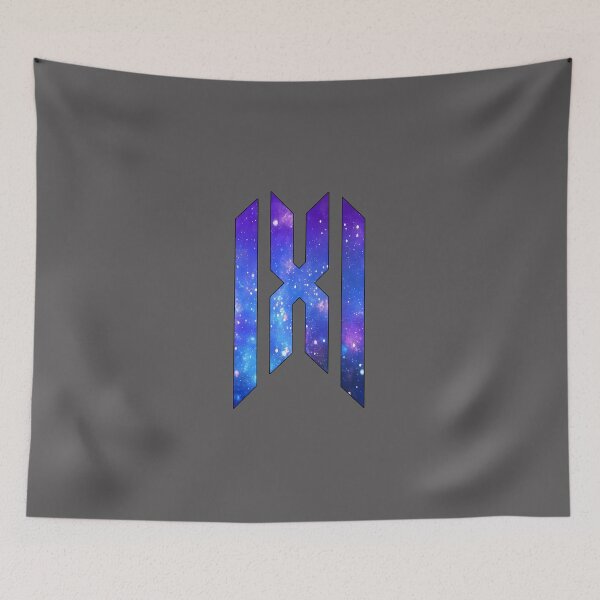 Item preview, MONSTA-X-LOGO-(BLUE-GALAXY)--- designed and sold by HawaHofer.