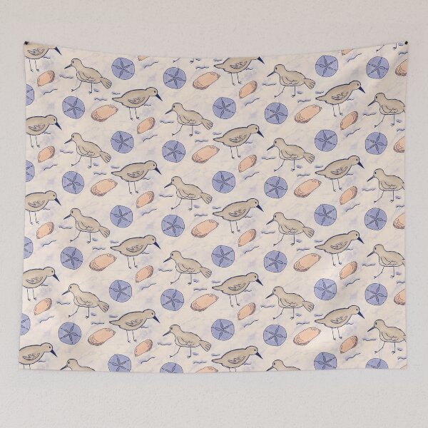 Item preview, Sandpiper and the Sand Dollar Pattern in Sand designed and sold by designsbyklm.