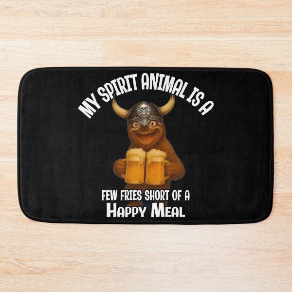 Item preview, My Spirit Animal Is a Few Fries Short of a Happy Meal designed and sold by A-T-H.