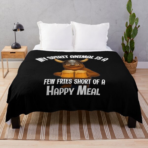 Item preview, My Spirit Animal Is a Few Fries Short of a Happy Meal designed and sold by A-T-H.