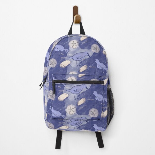 Item preview, Sandpiper and the Sand Dollar Pattern in Navy designed and sold by designsbyklm.