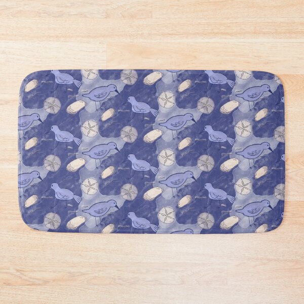 Item preview, Sandpiper and the Sand Dollar Pattern in Navy designed and sold by designsbyklm.