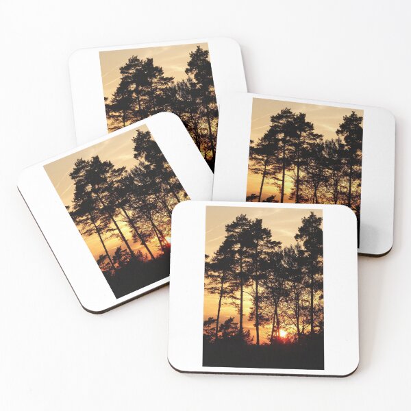 Item preview, Trees In Sunset Silhouette Photographic Print designed and sold by Mother-Nature65.
