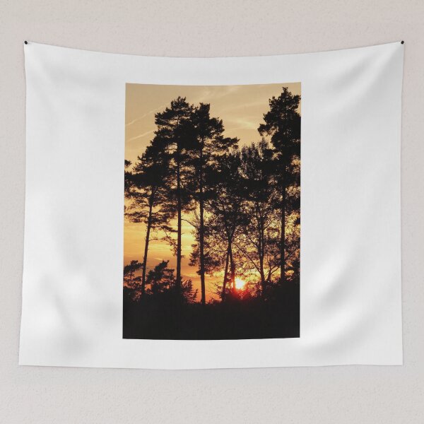 Item preview, Trees In Sunset Silhouette Photographic Print designed and sold by Mother-Nature65.